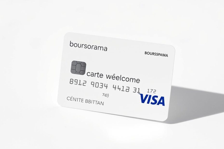 carte Welcome, Boursorama, limite de crédit, carte bancaire